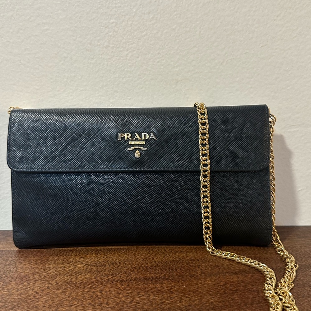 Prada Black Leather wallet